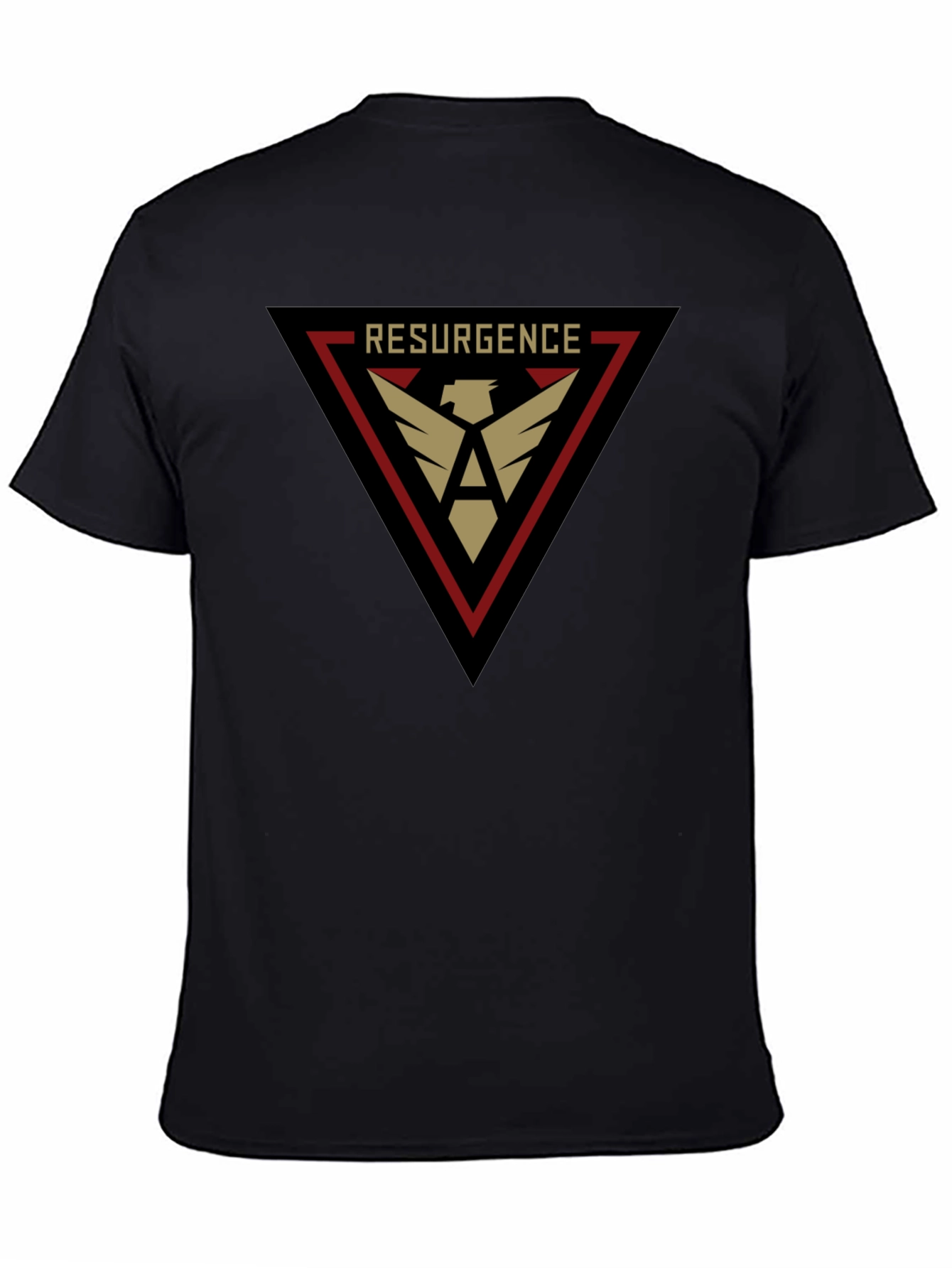 Resurgence Graphic Tee | Black Casual T-Shirt