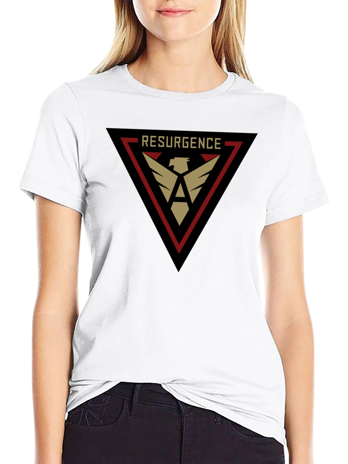 Resurgence Graphic Tee | Black Casual T-Shirt