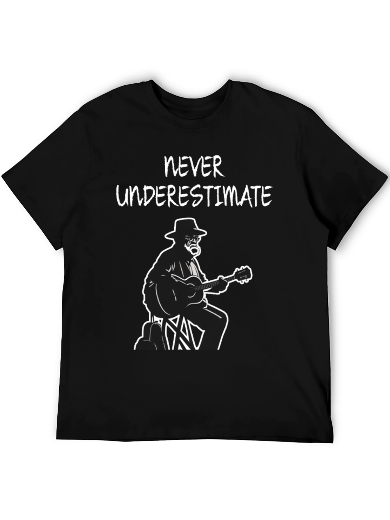 Never Underestimate T-Shirt Guitarist