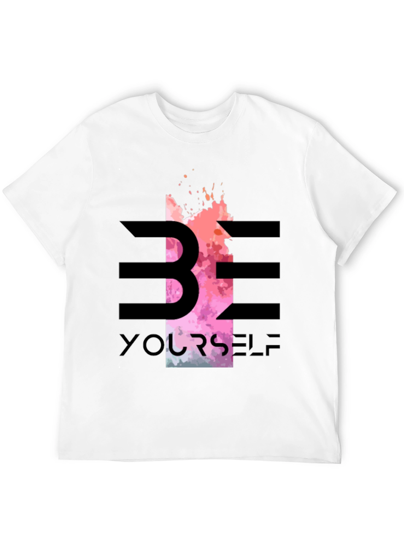 Be Yourself Graphic Tee - Stylish Black T-Shirt