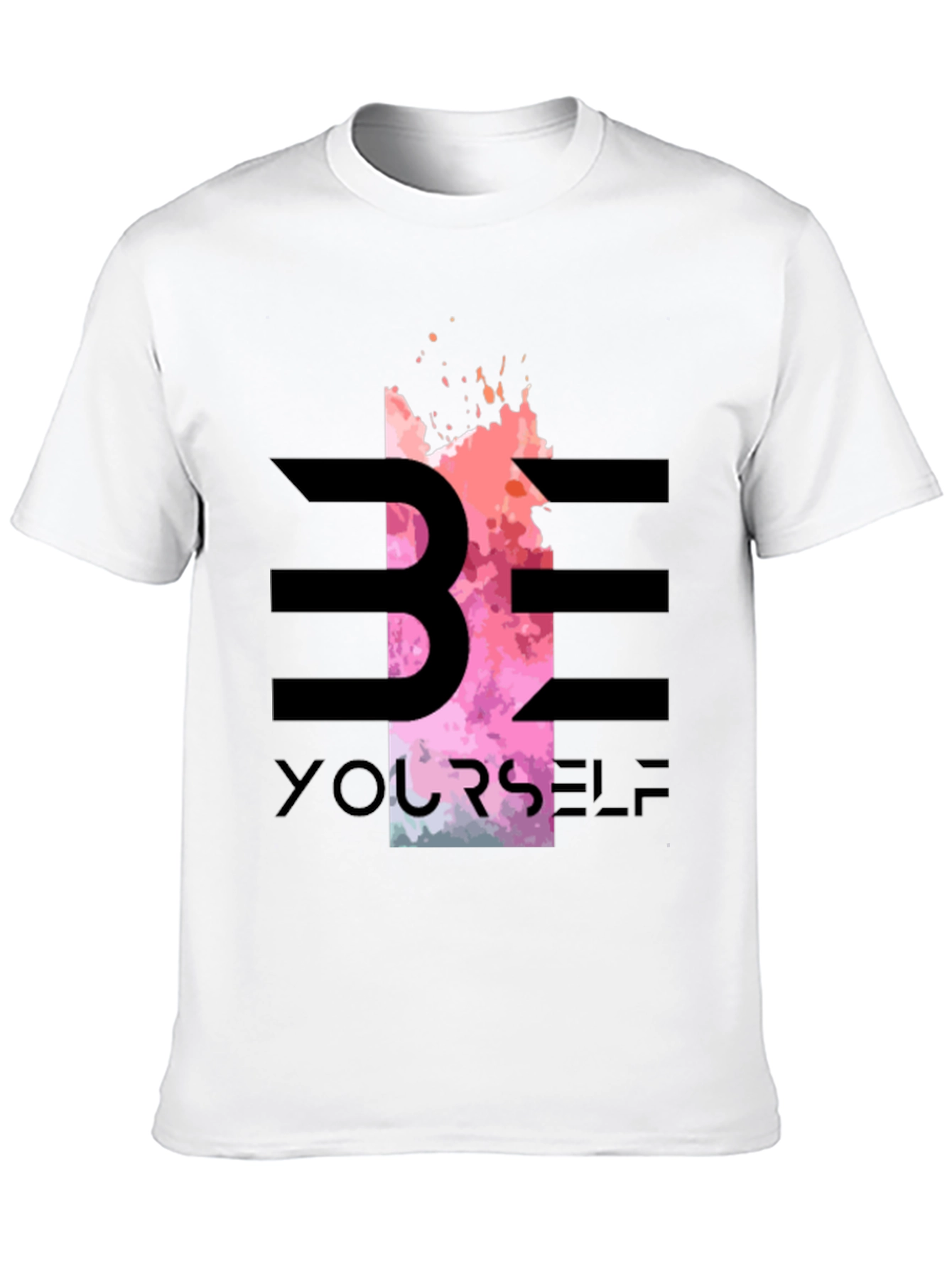 Be Yourself Graphic Tee - Stylish Black T-Shirt