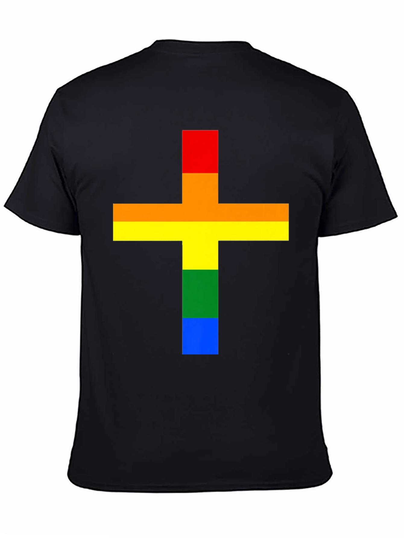 Rainbow Cross T-Shirt - Pride Celebration
