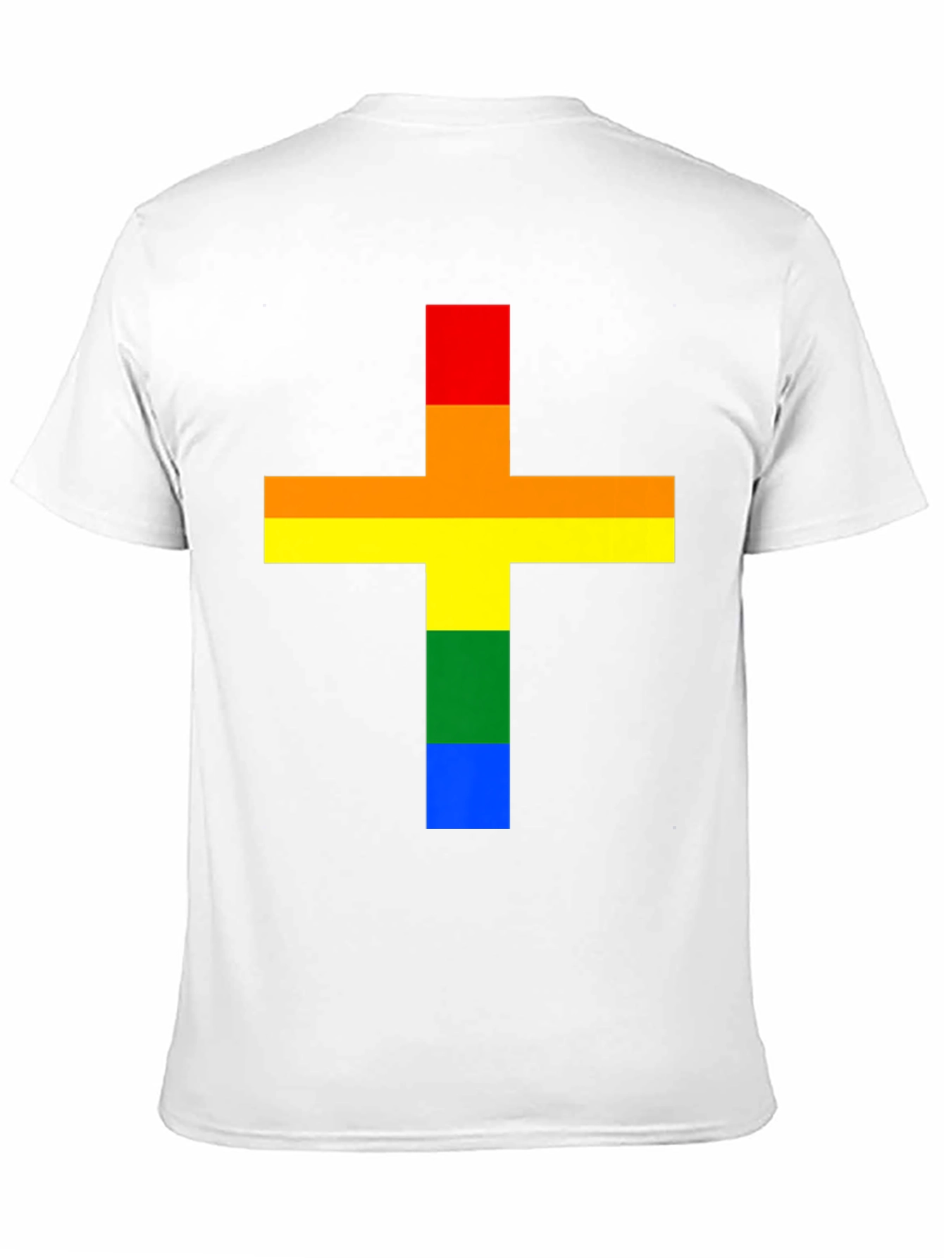 Rainbow Cross T-Shirt - Pride Celebration