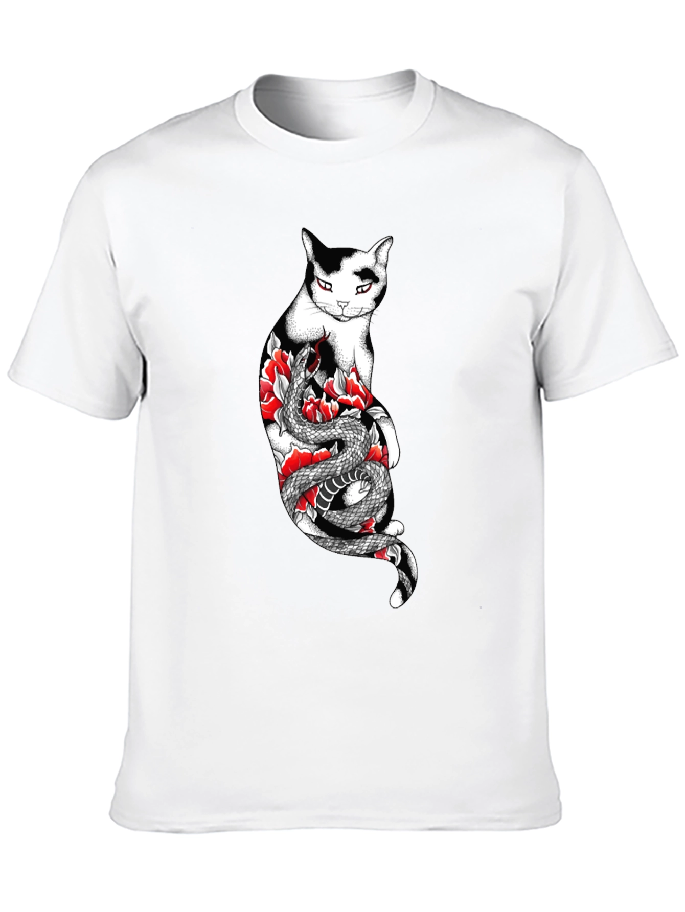 Cat & Snake Graphic Tee
