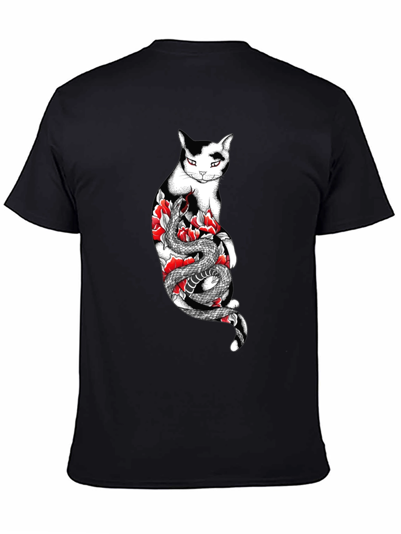 Cat & Snake Graphic Tee