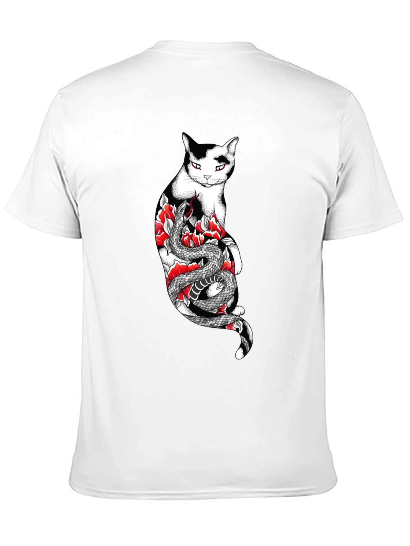 Cat & Snake Graphic Tee