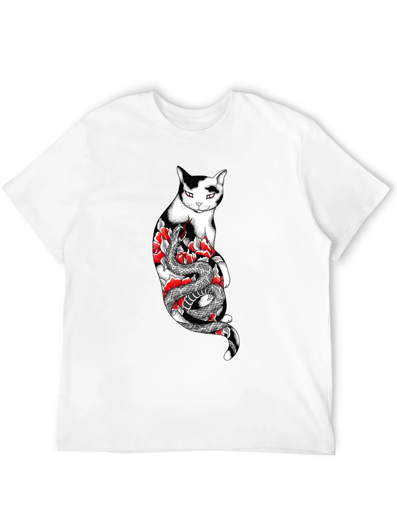 Cat & Snake Graphic Tee