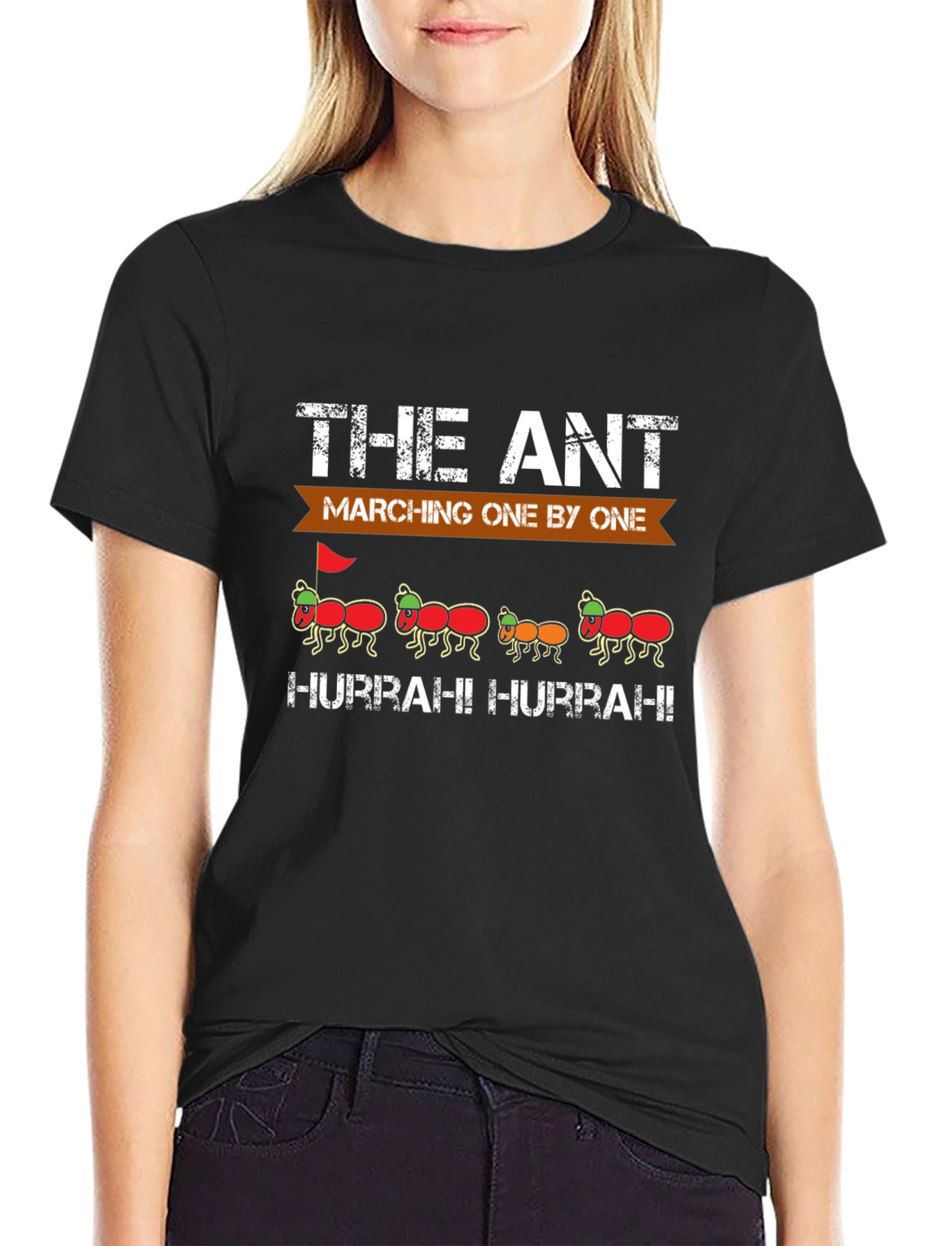 Ant Marching One By One Graphic T-Shirt