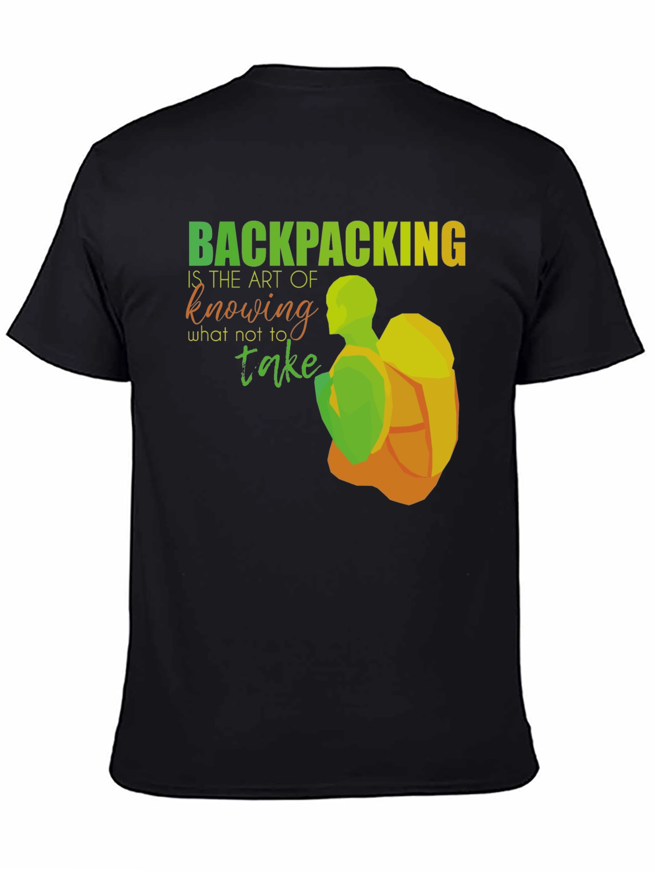 Backpacking Art Graphic T-Shirt