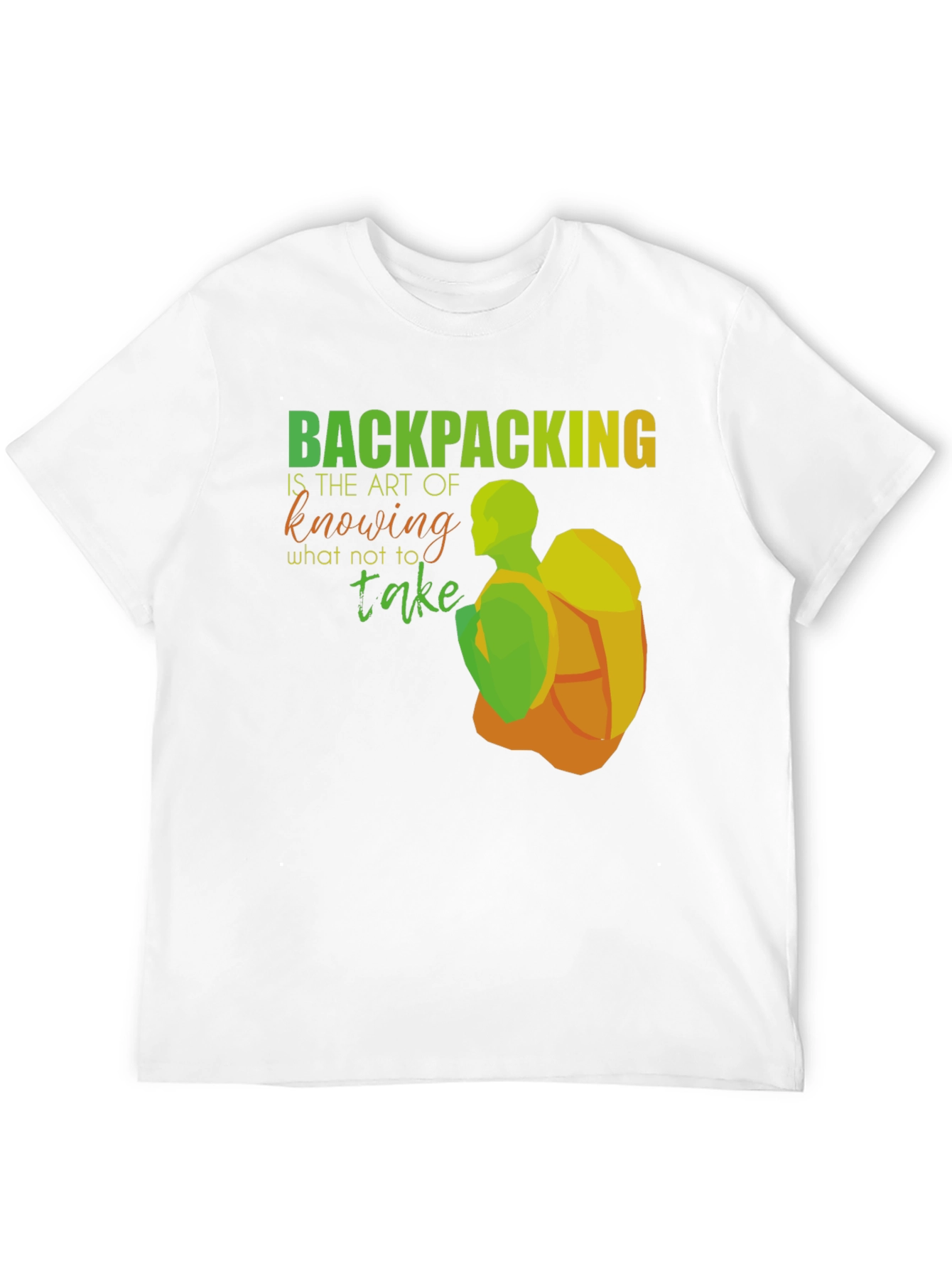 Backpacking Art Graphic T-Shirt