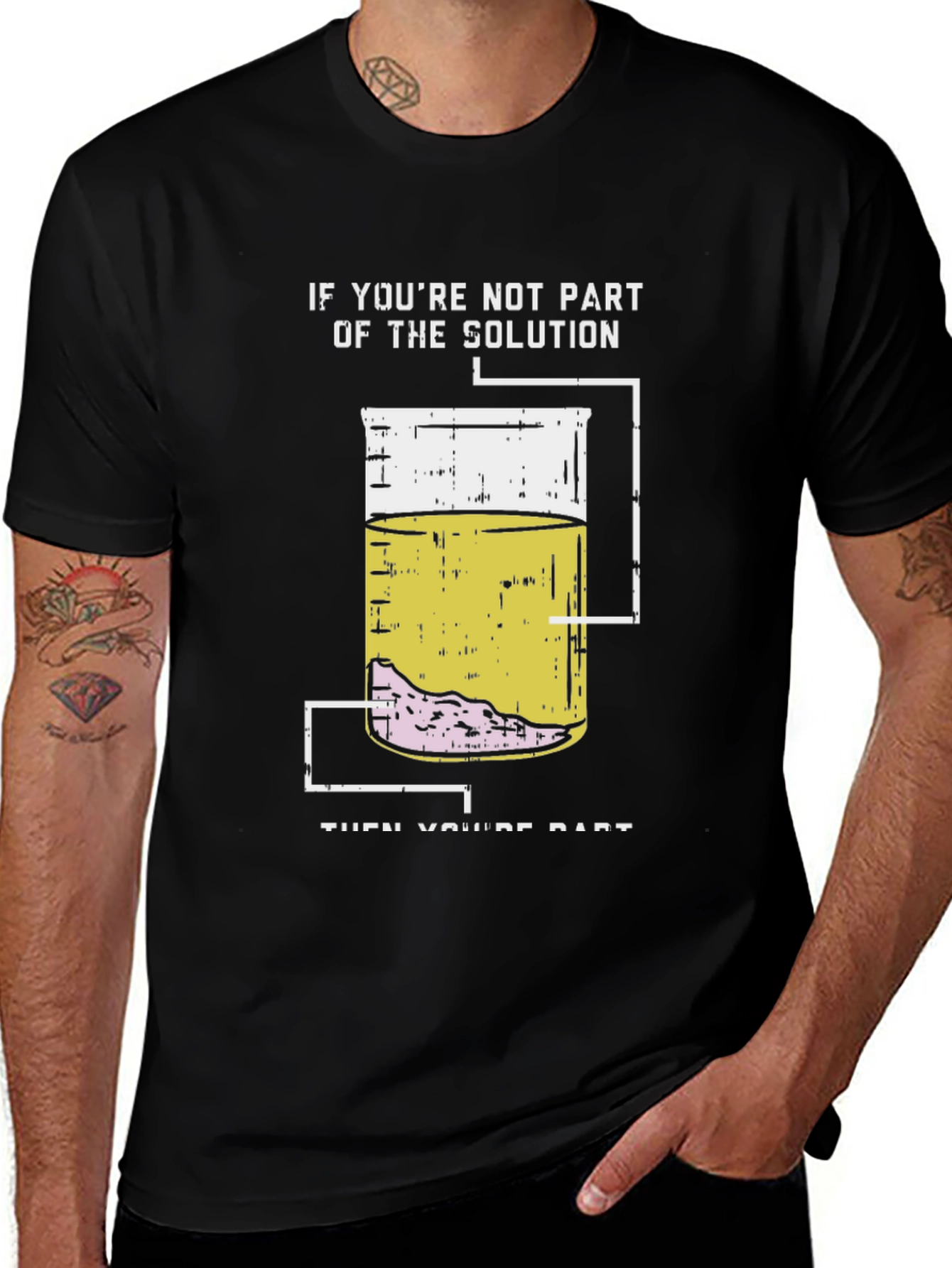 Solution Humor Graphic Tee - Funny Science T-Shirt