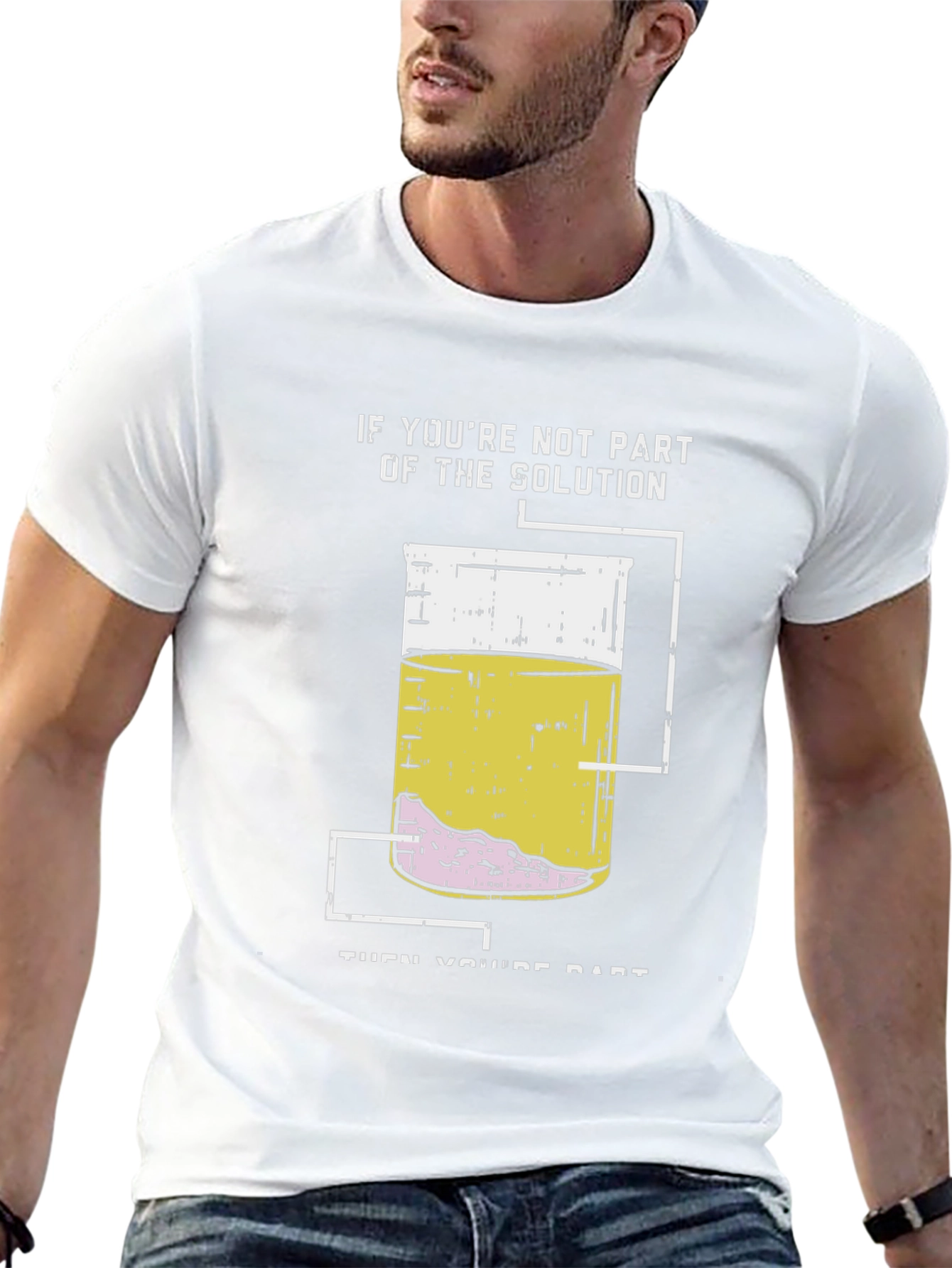 Solution Humor Graphic Tee - Funny Science T-Shirt