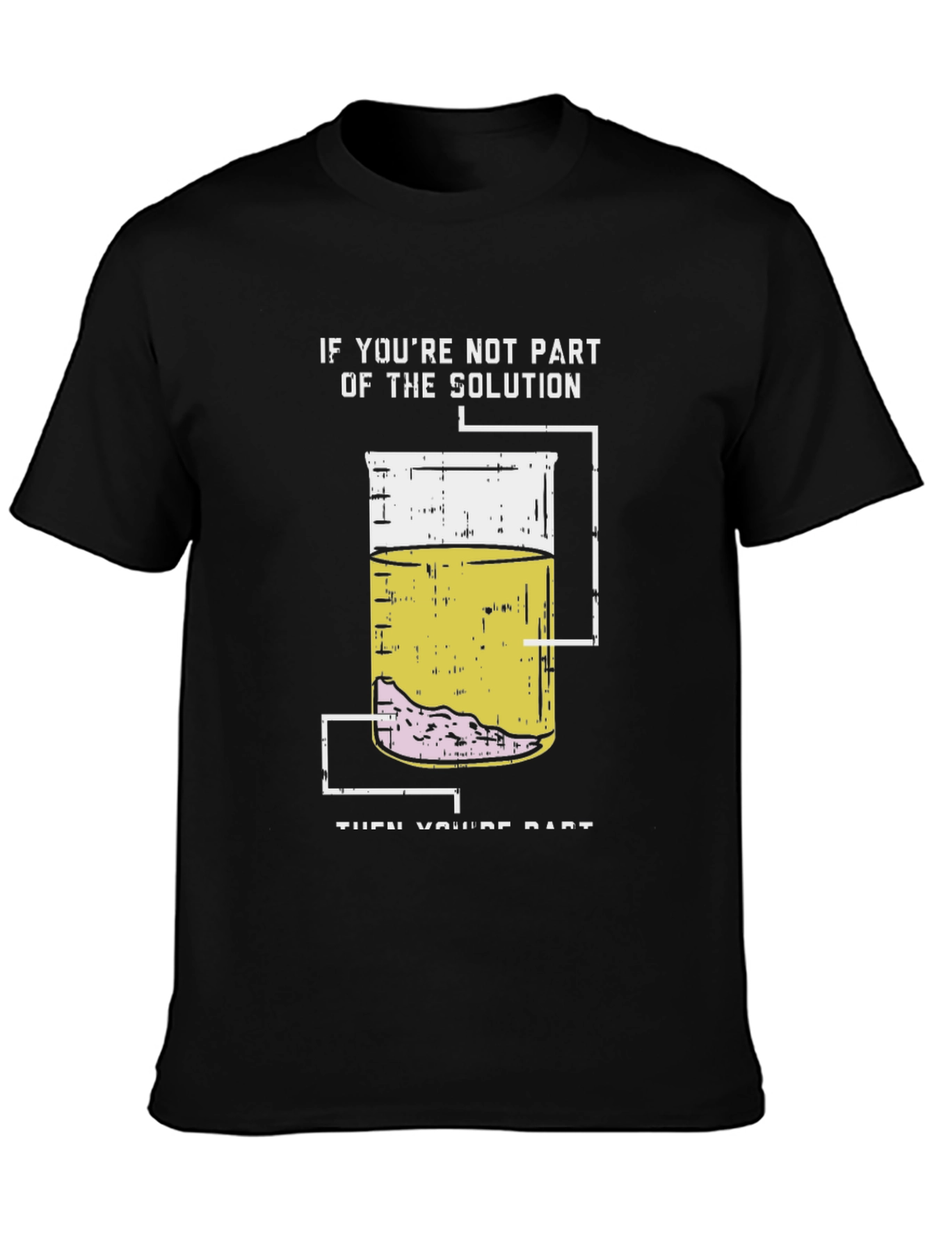 Solution Humor Graphic Tee - Funny Science T-Shirt