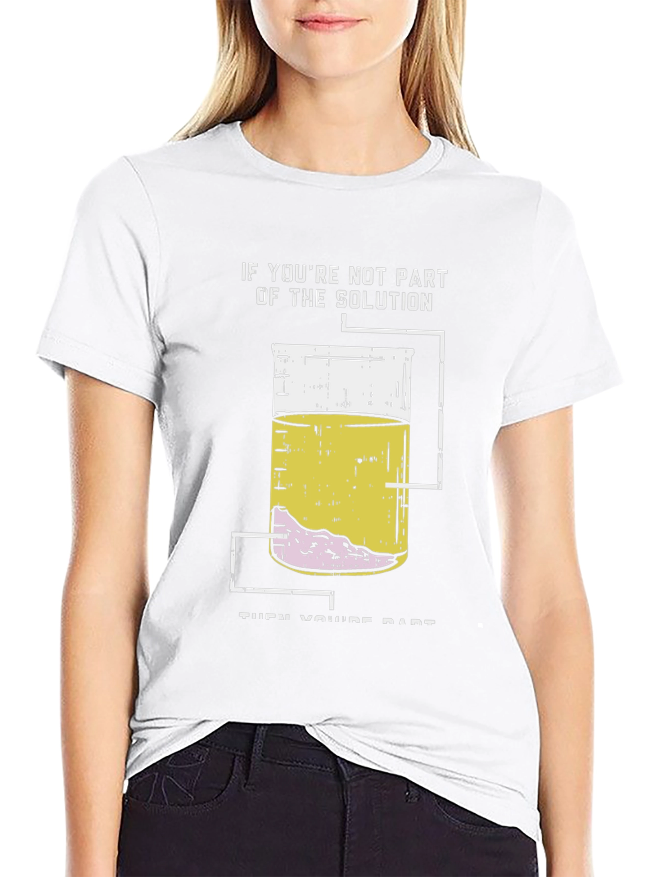 Solution Humor Graphic Tee - Funny Science T-Shirt