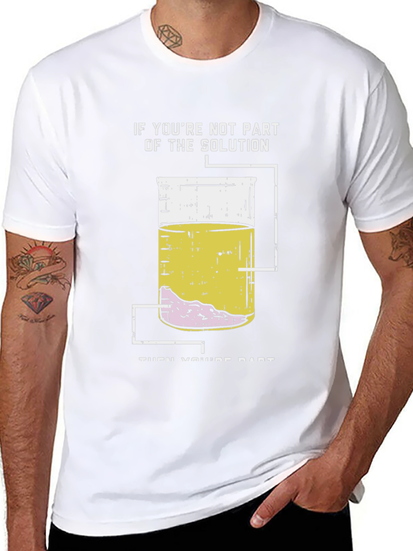 Solution Humor Graphic Tee - Funny Science T-Shirt