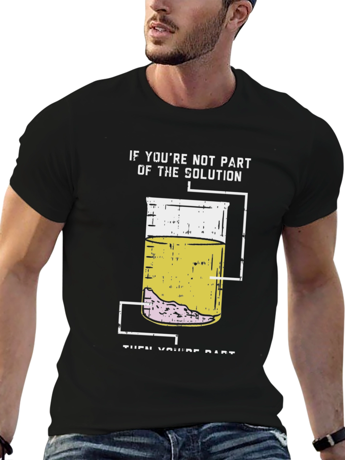 Solution Humor Graphic Tee - Funny Science T-Shirt