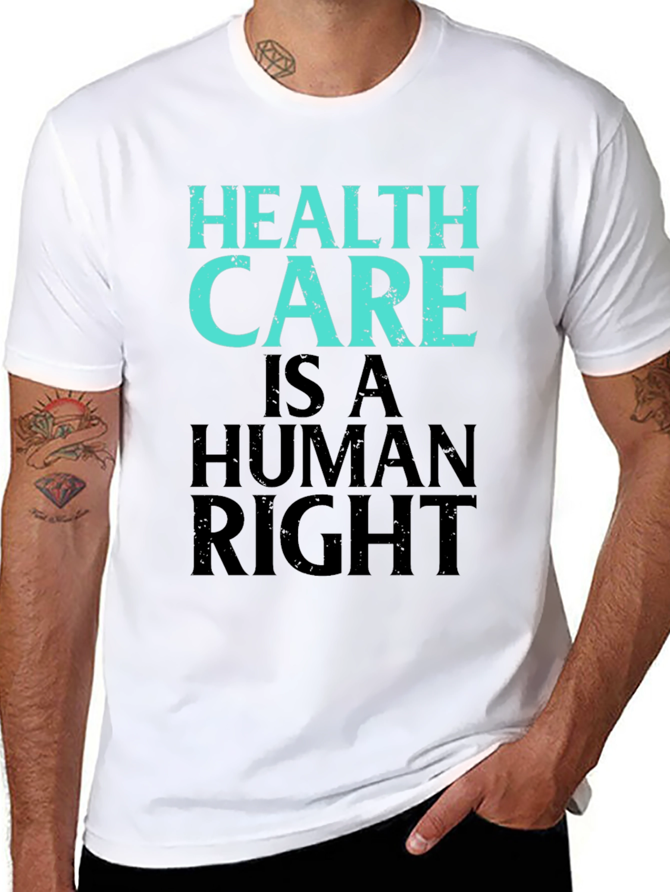 Health Care Is A Human Right Graphic Tee