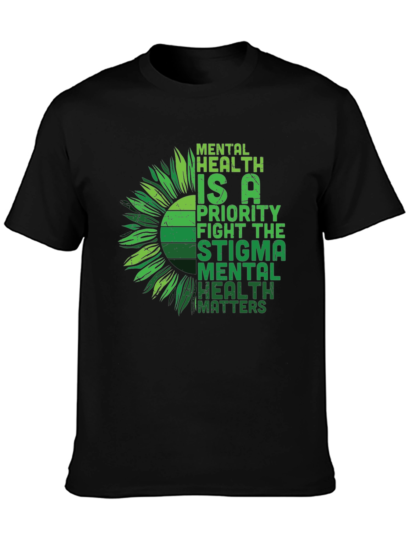 Mental Health Matters Sunflower Graphic Tee