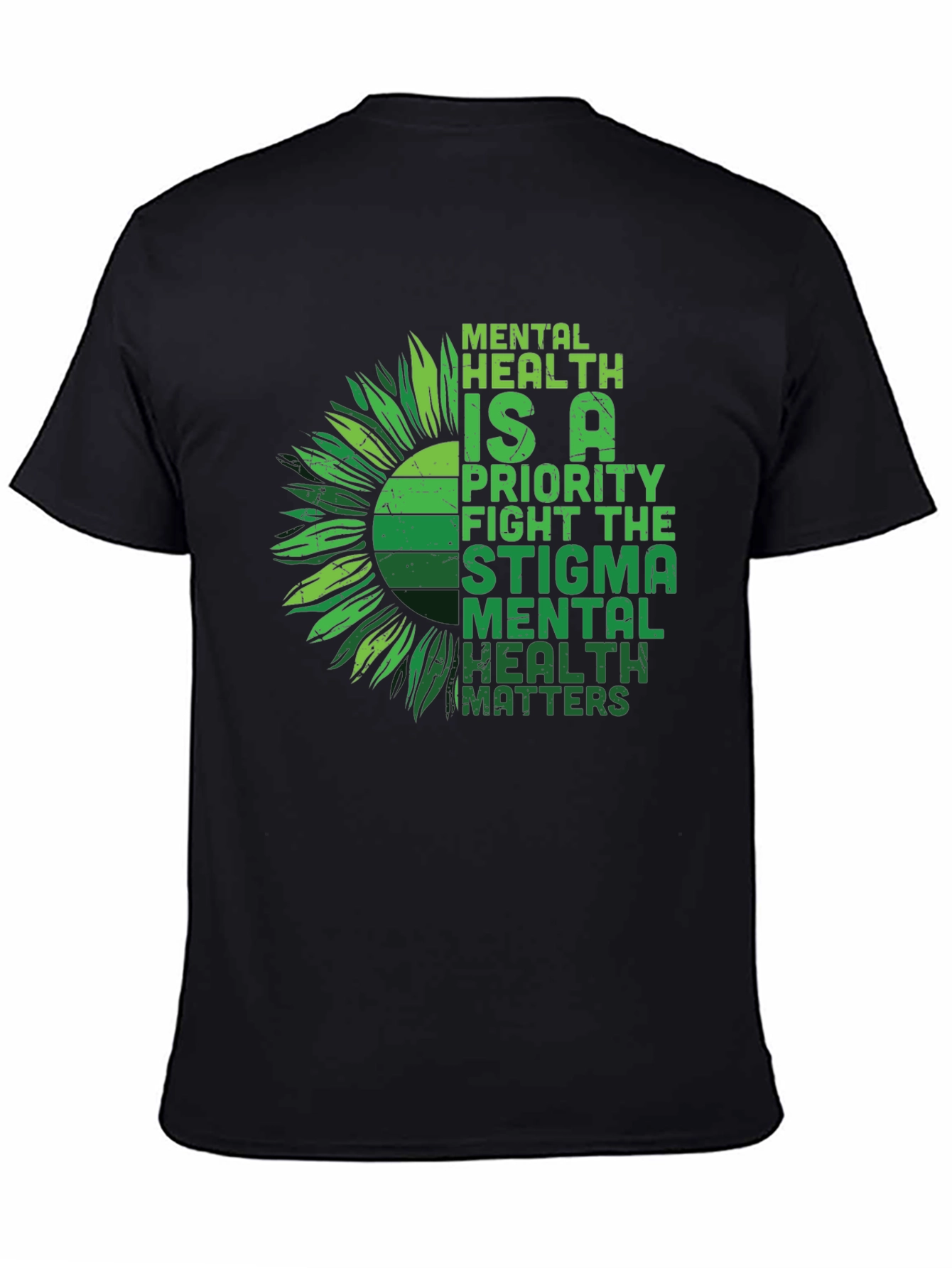 Mental Health Matters Sunflower Graphic Tee