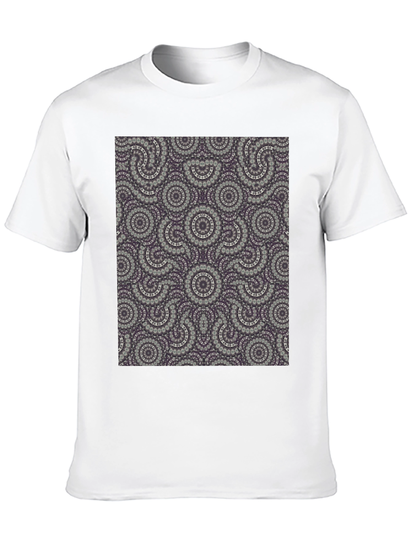 Patterned Tee: Unique Graphic Print