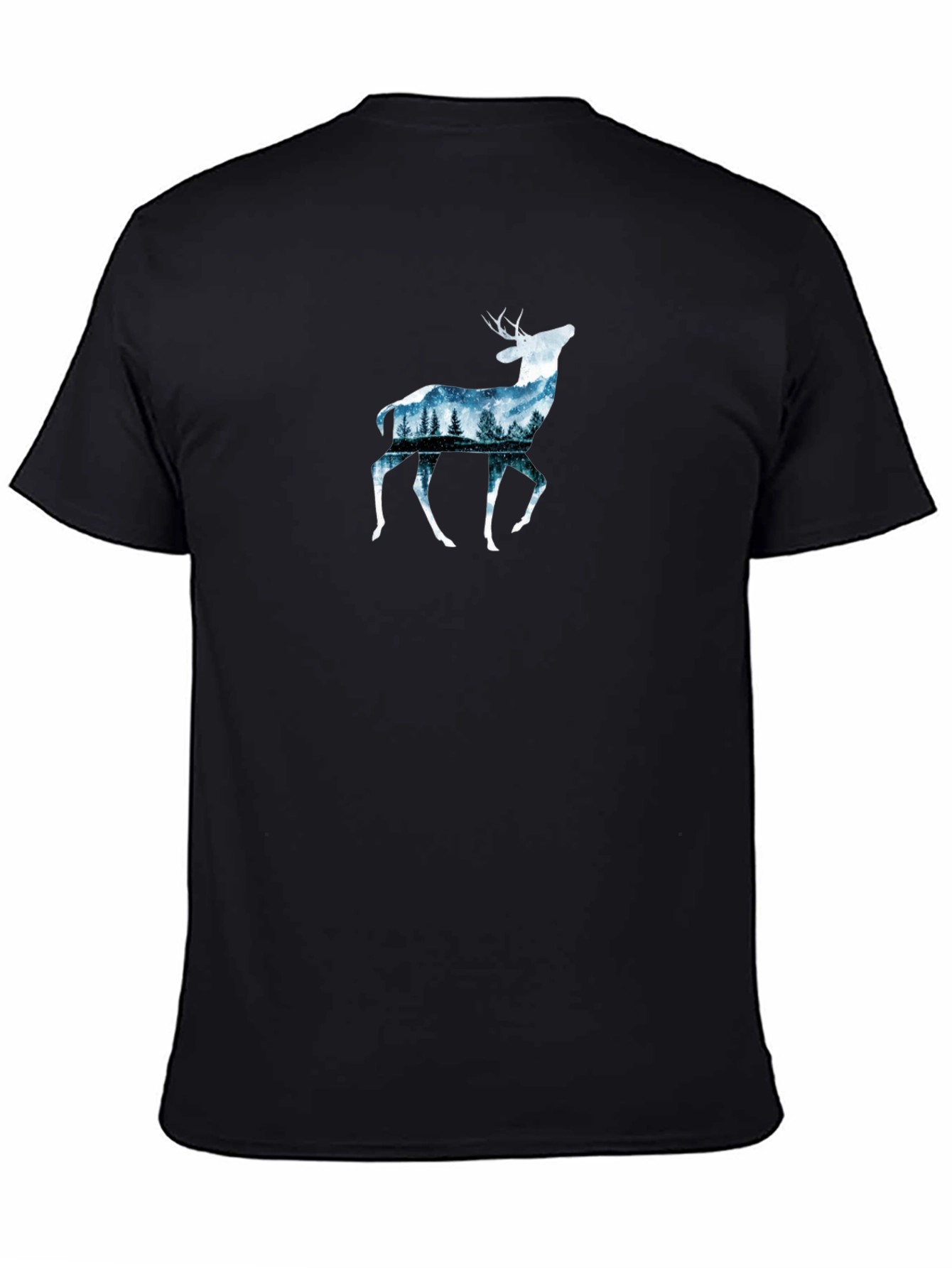 Deer Forest Graphic Tee - Nature Inspired Design