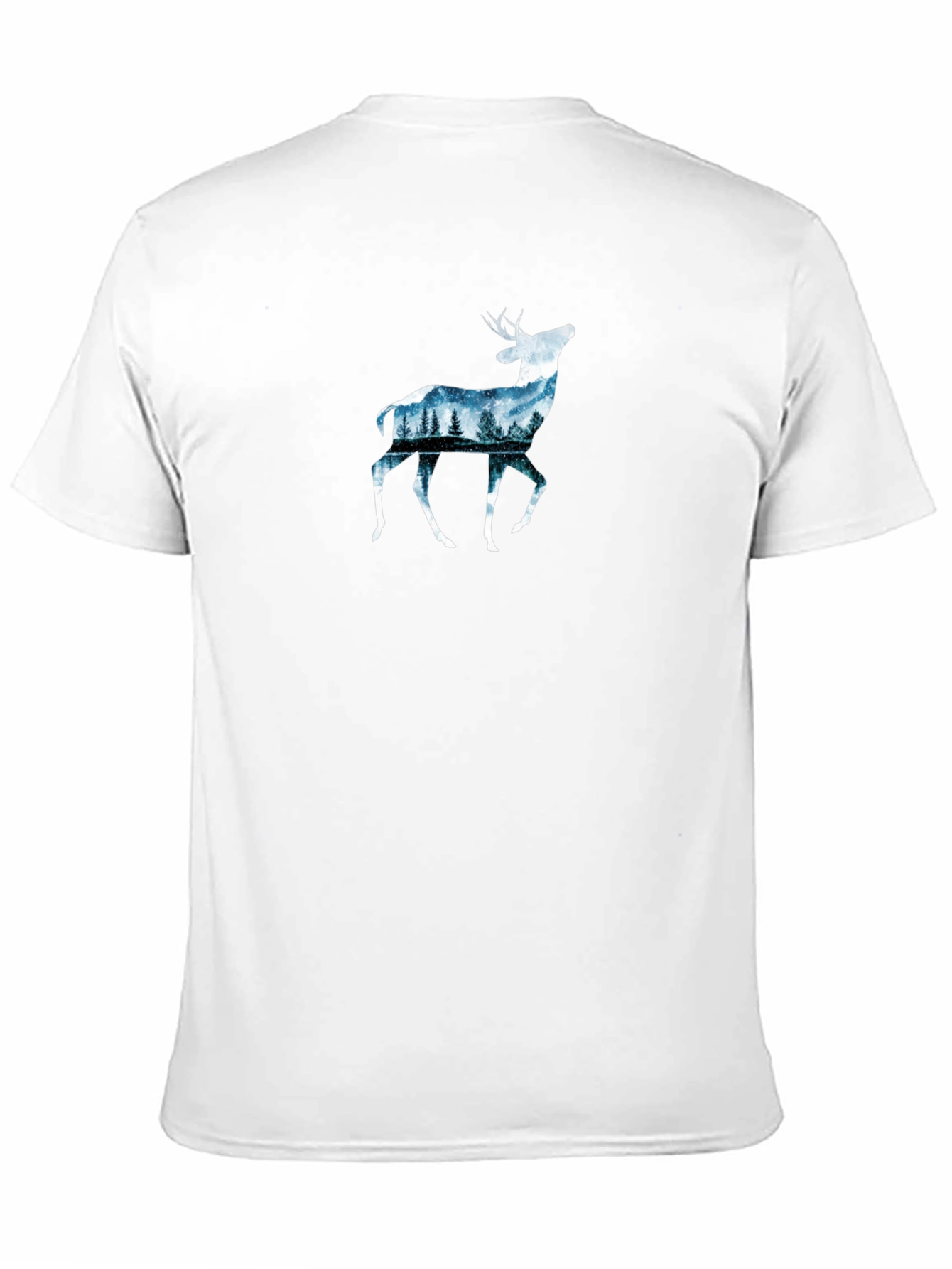 Deer Forest Graphic Tee - Nature Inspired Design