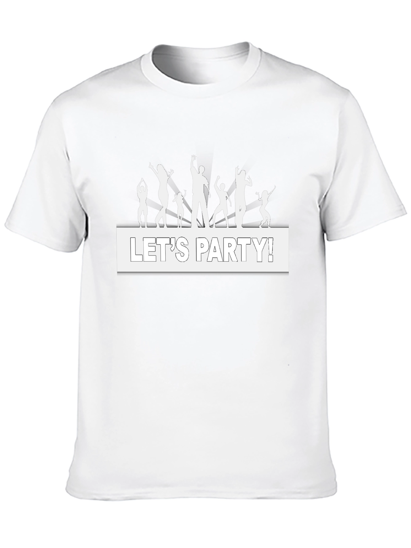 Lets Party! Graphic Tee - Black