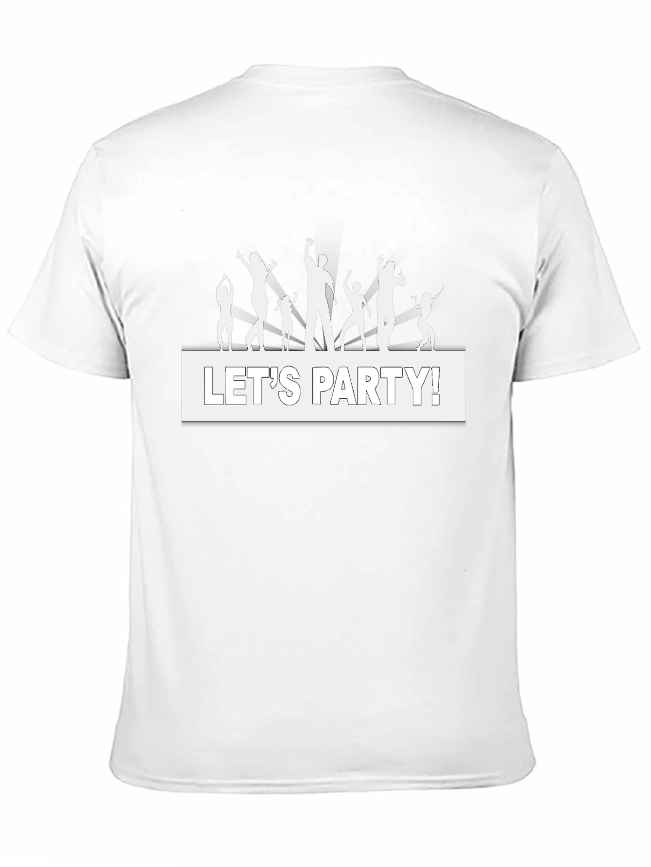 Lets Party! Graphic Tee - Black