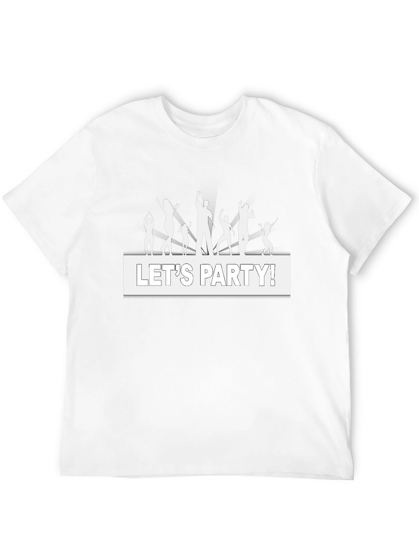 Lets Party! Graphic Tee - Black