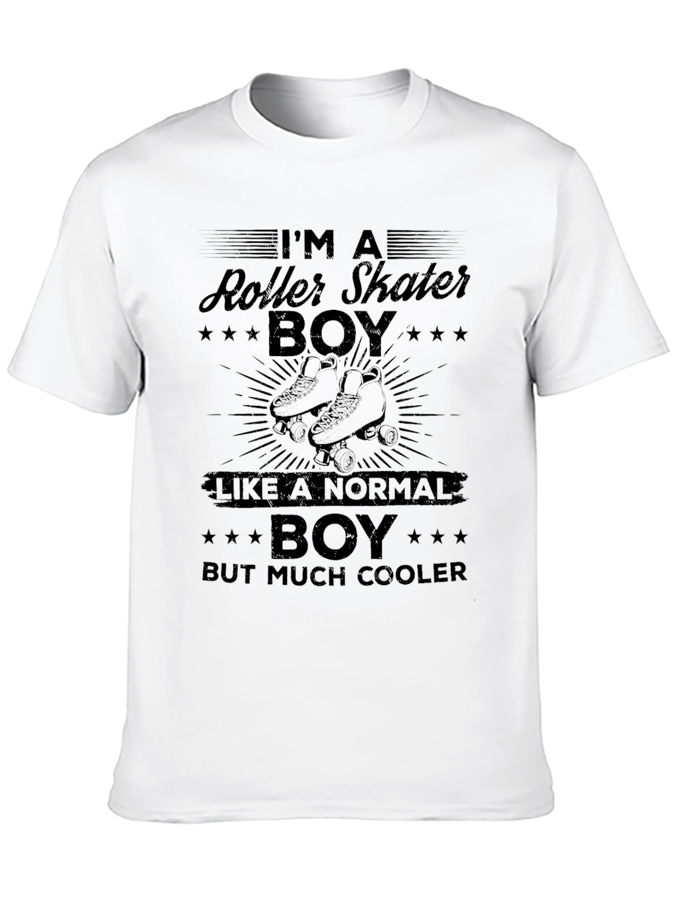 Roller Skater Boy Graphic Tee - Cool & Stylish