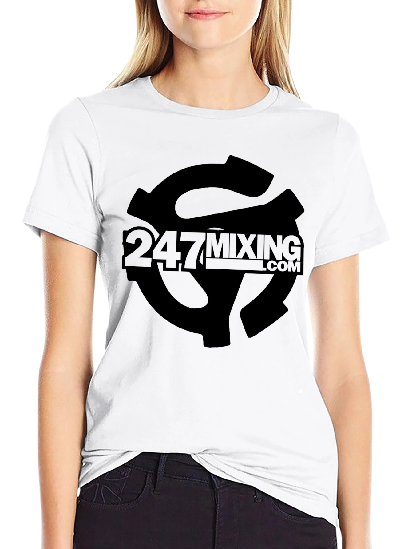 247 Mixing Black T-Shirt - Music Production Tee
