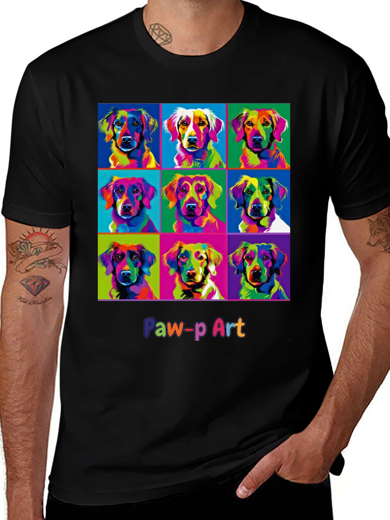 Pop Art Dog Lover T-Shirt
