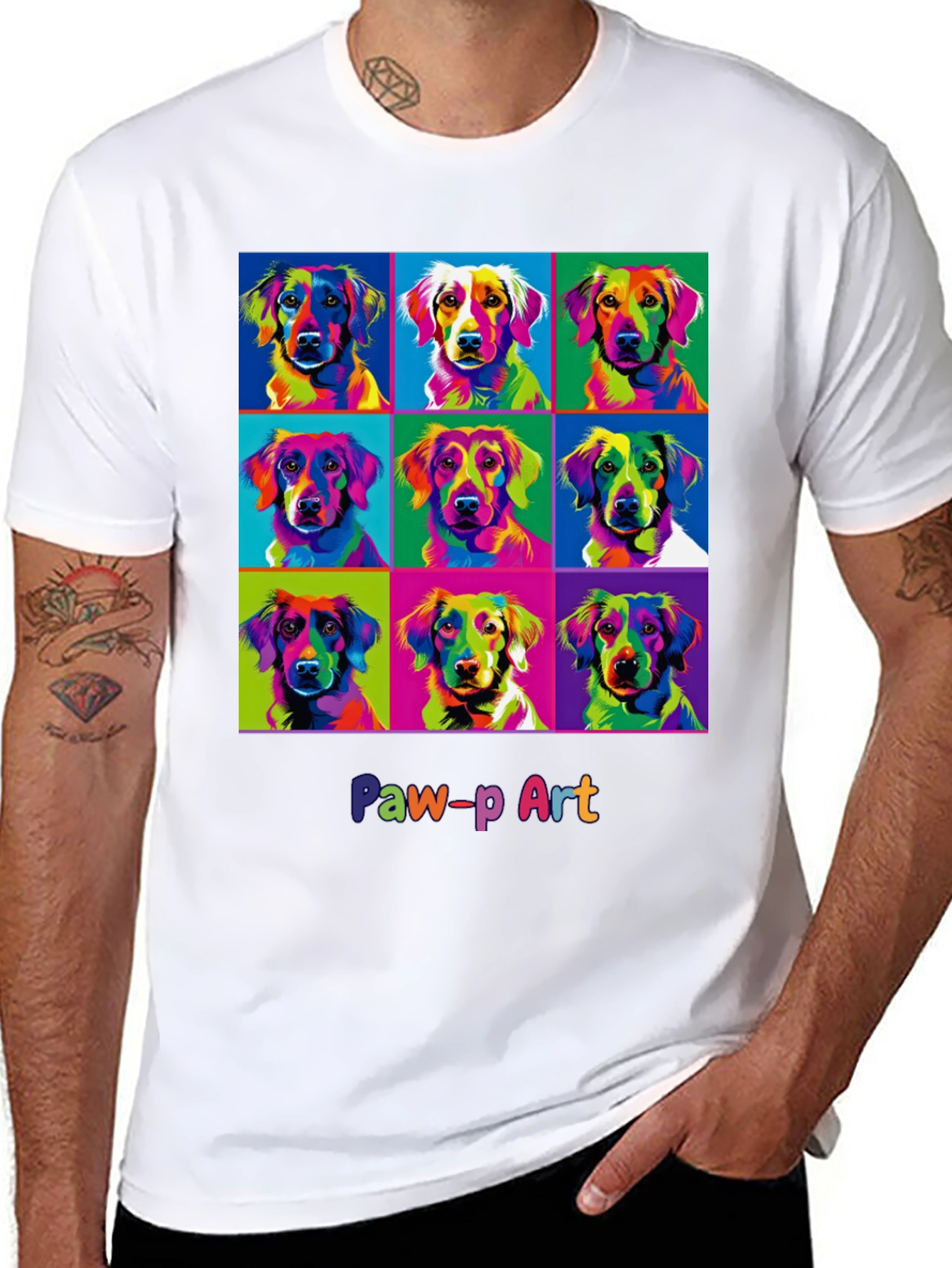 Pop Art Dog Lover T-Shirt
