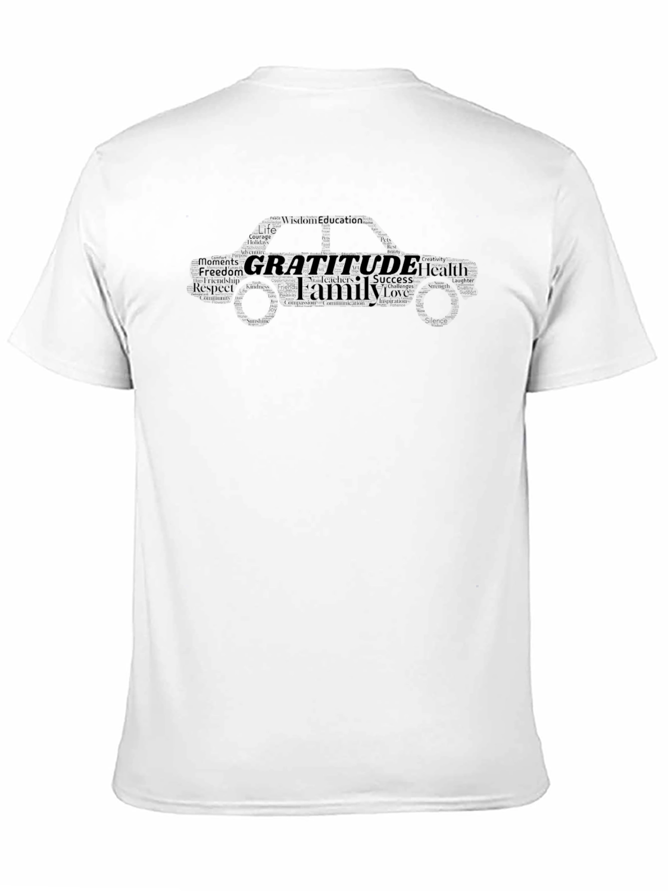 Gratitude Word Art T-Shirt