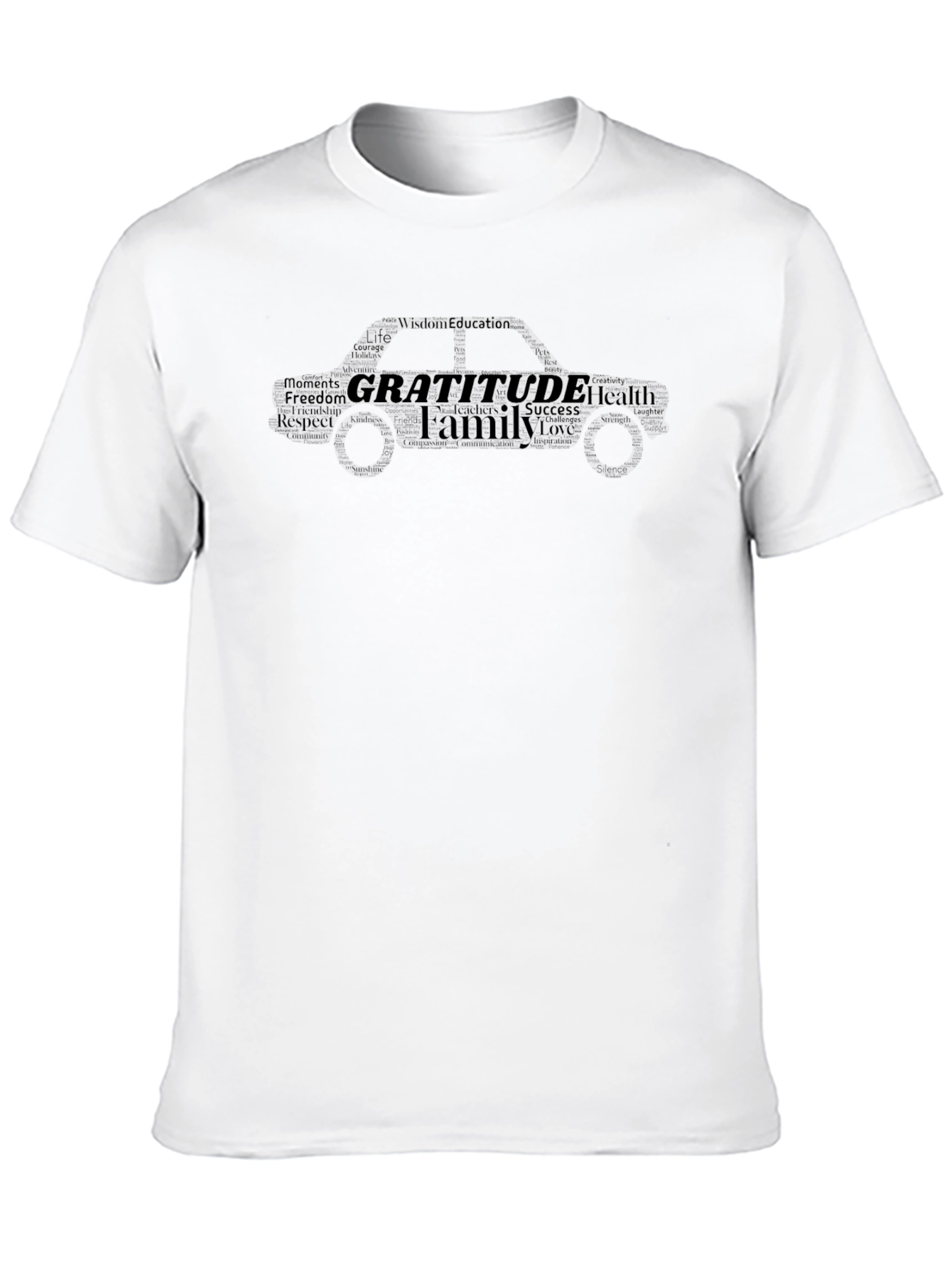 Gratitude Word Art T-Shirt