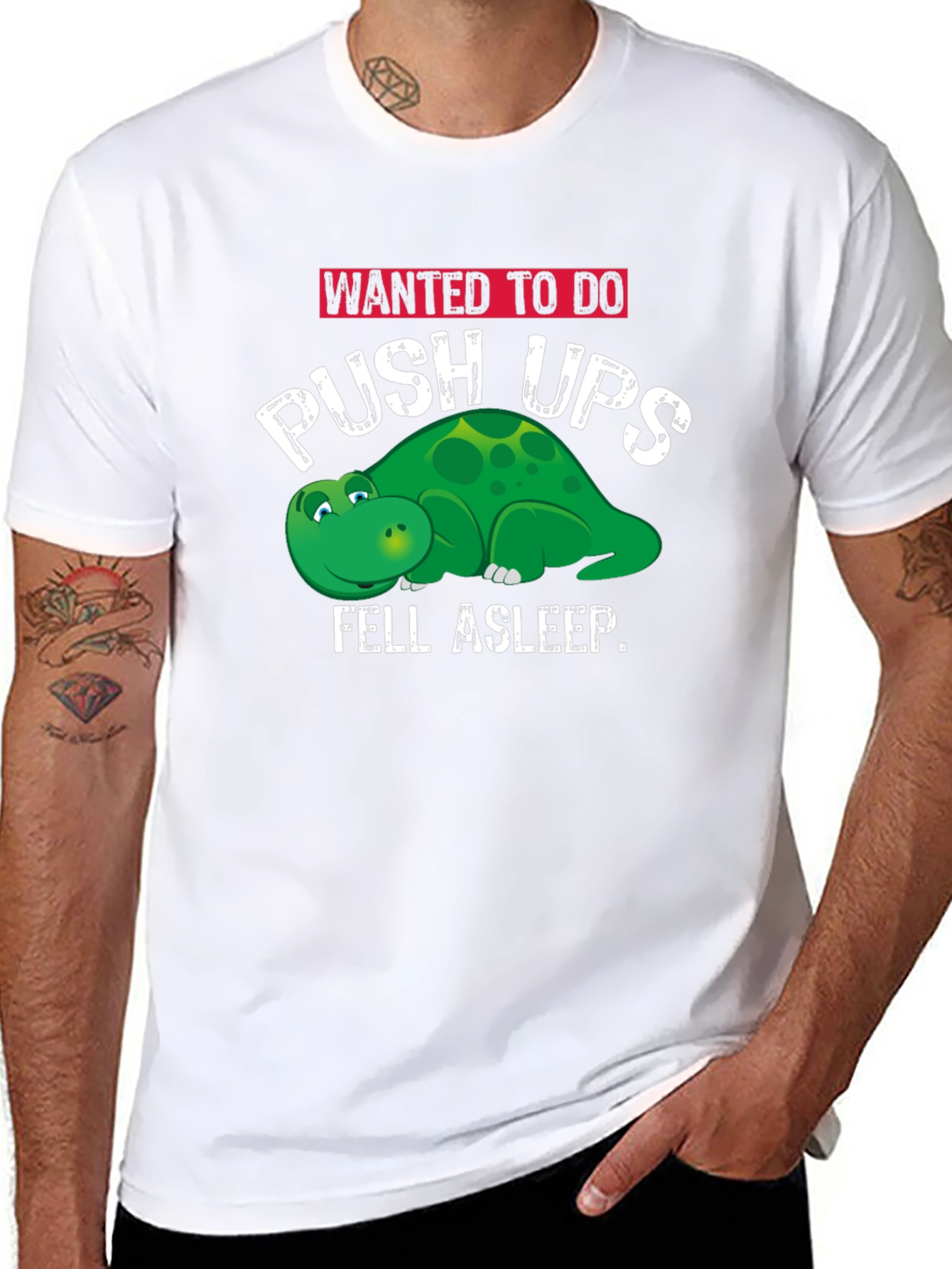 Funny Workout T-Shirt - Push Ups & Naps