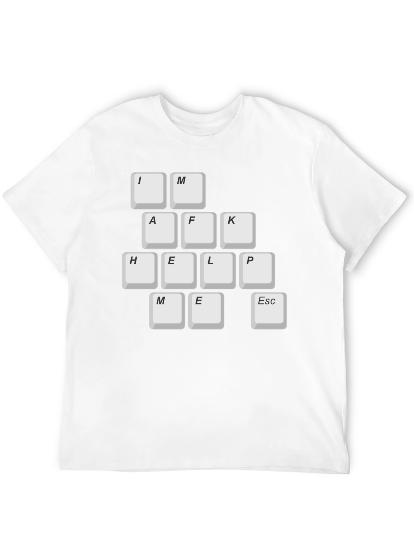 Keyboard Key T-Shirt - Im AFK Help Me Escape