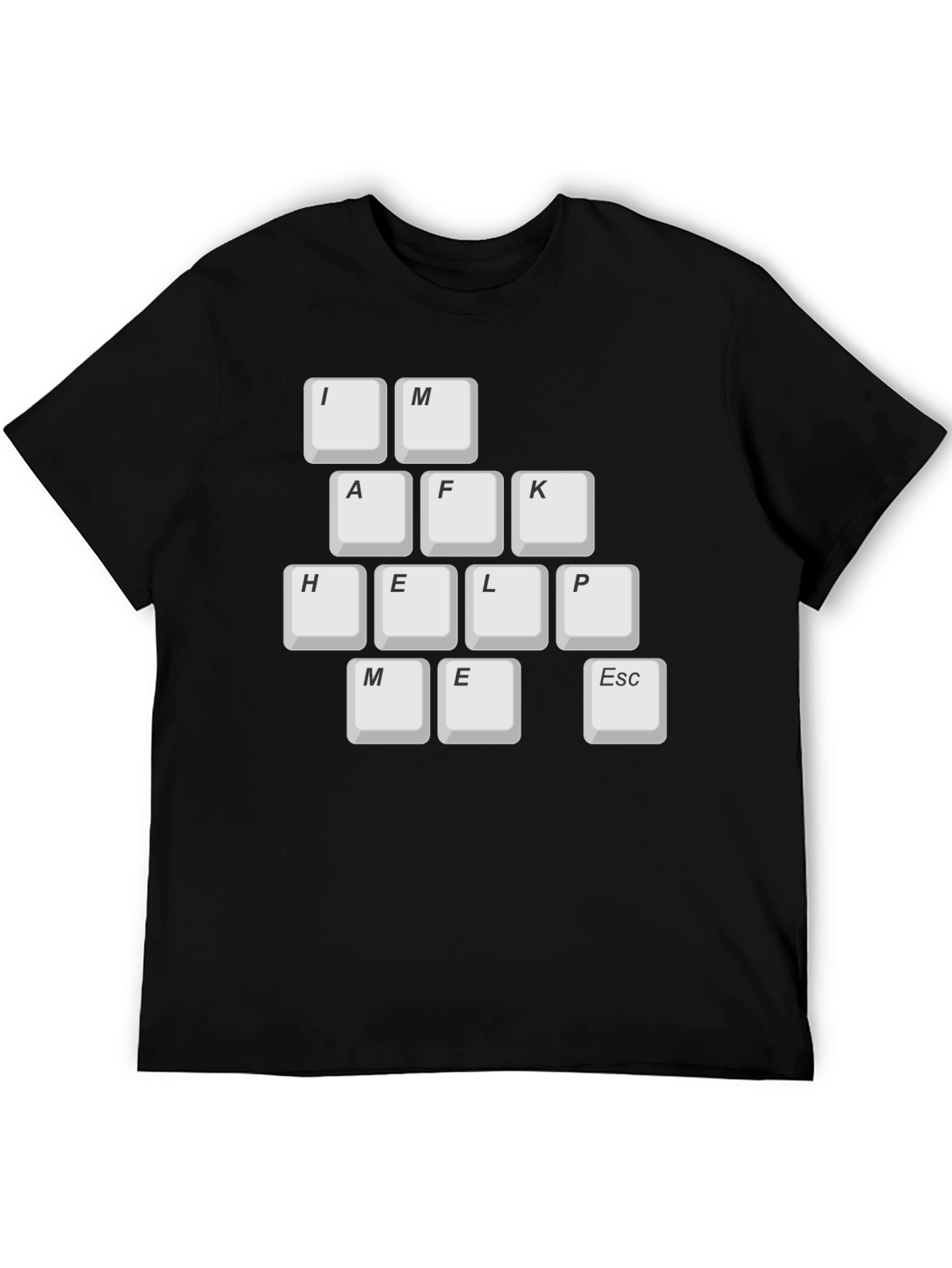 Keyboard Key T-Shirt - Im AFK Help Me Escape