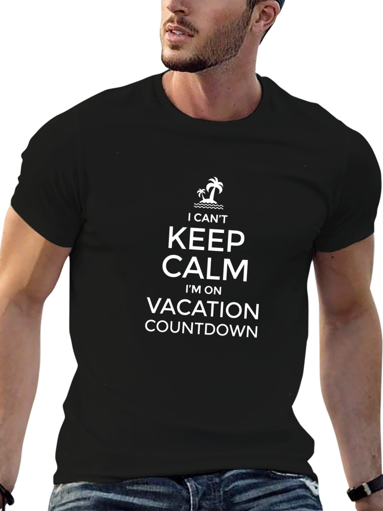 I Cant Keep Calm Vacation Countdown T-Shirt