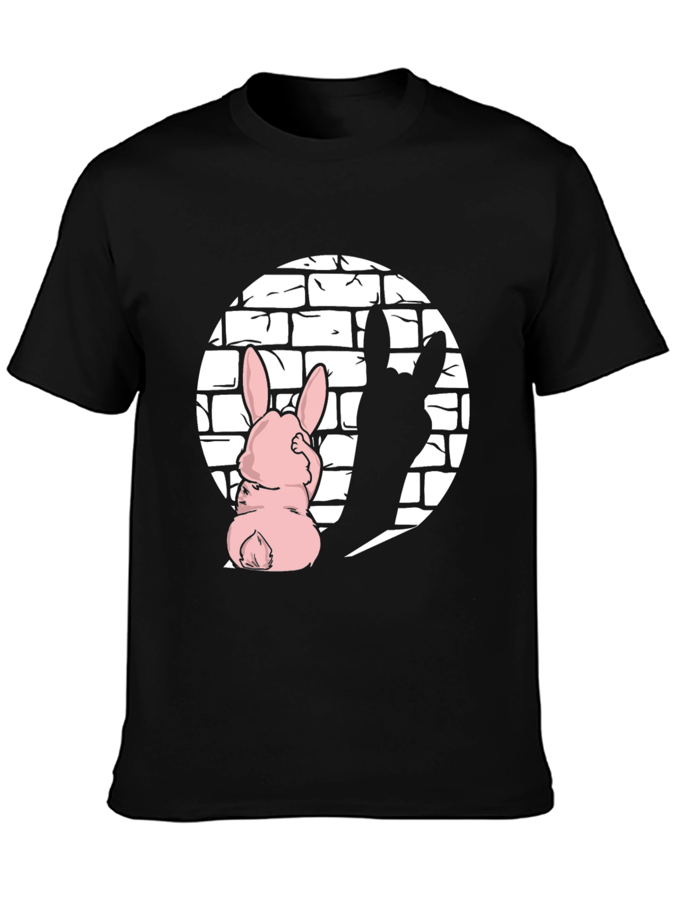 Funny Bunny Hand Shadow T-Shirt