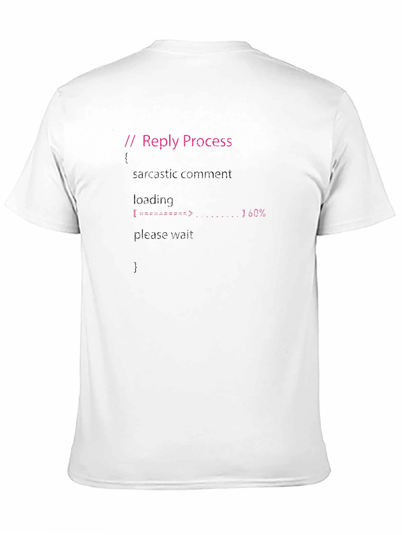 Reply Process Black T-Shirt