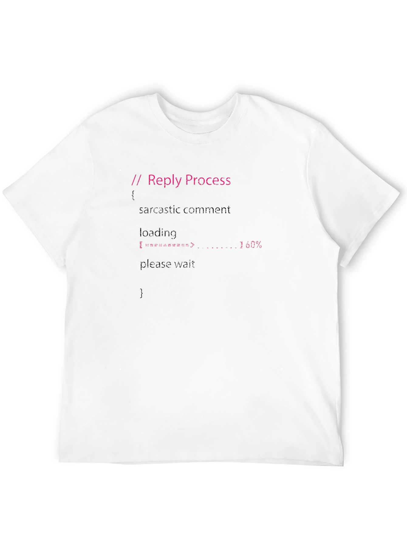 Reply Process Black T-Shirt