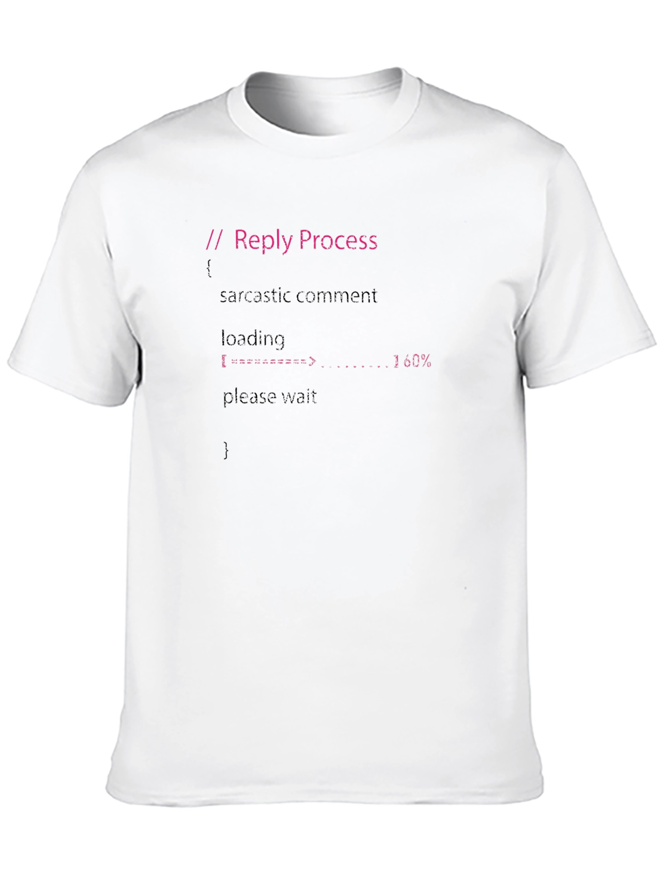 Reply Process Black T-Shirt