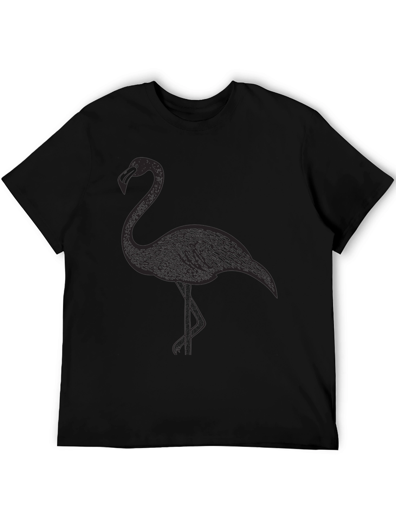Black Flamingo Graphic Tee - Stylish & Unique