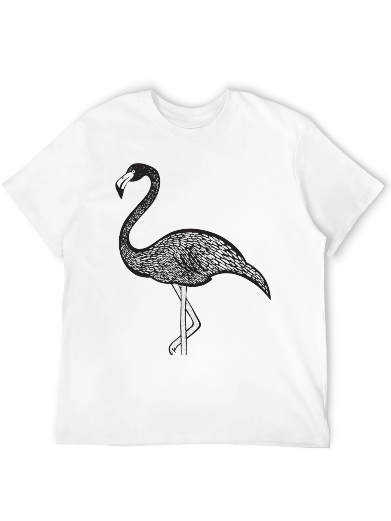 Black Flamingo Graphic Tee - Stylish & Unique