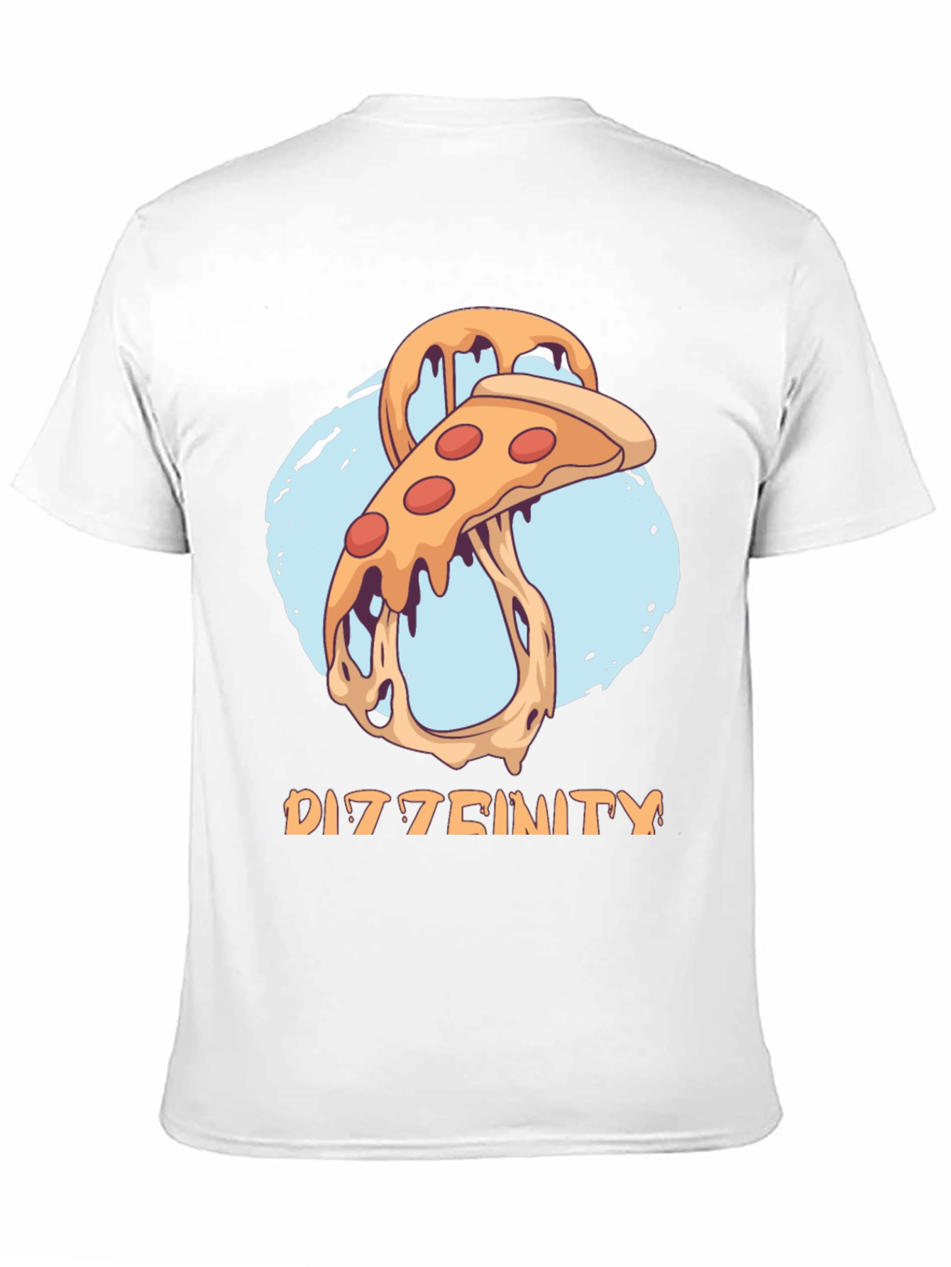 Dizztinity Pizza Graphic Tee - Casual Comfort