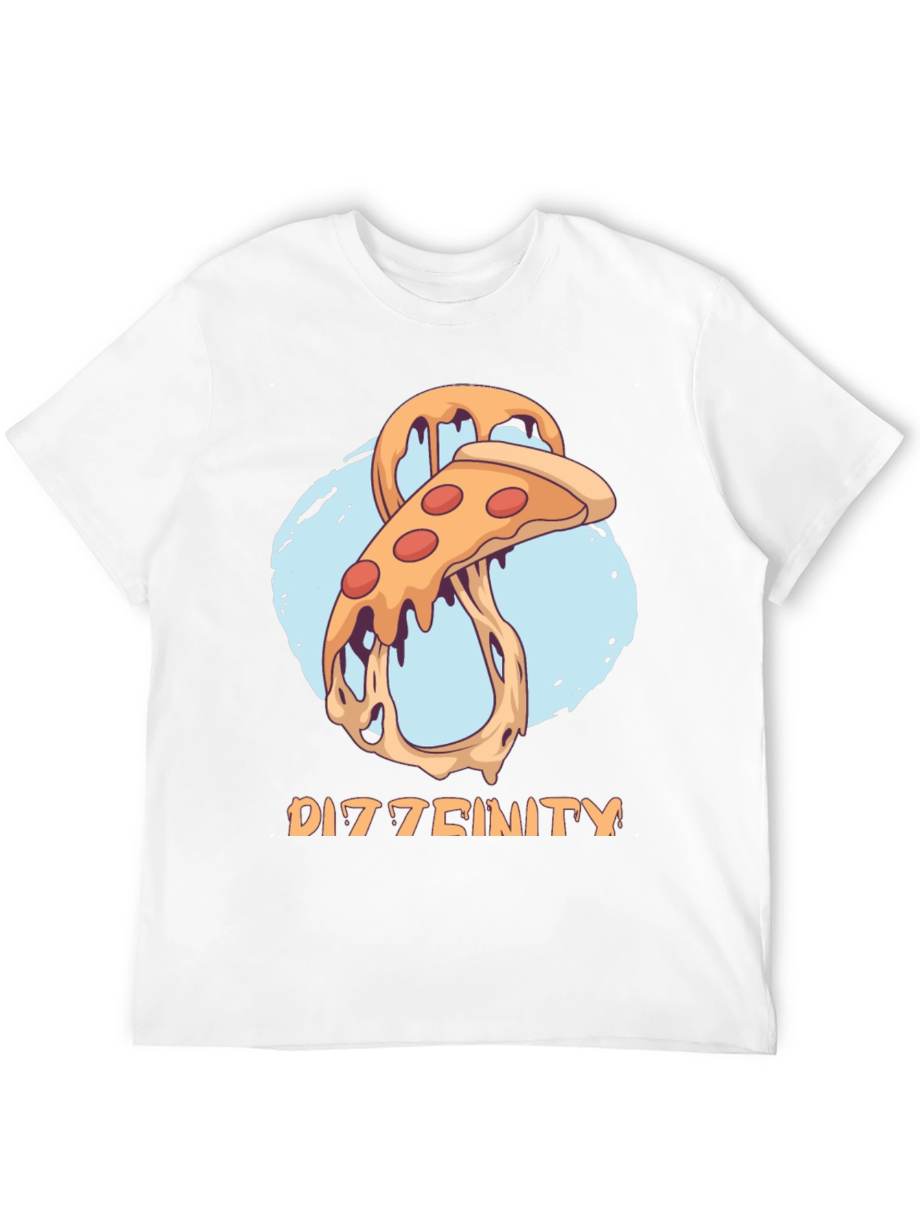 Dizztinity Pizza Graphic Tee - Casual Comfort