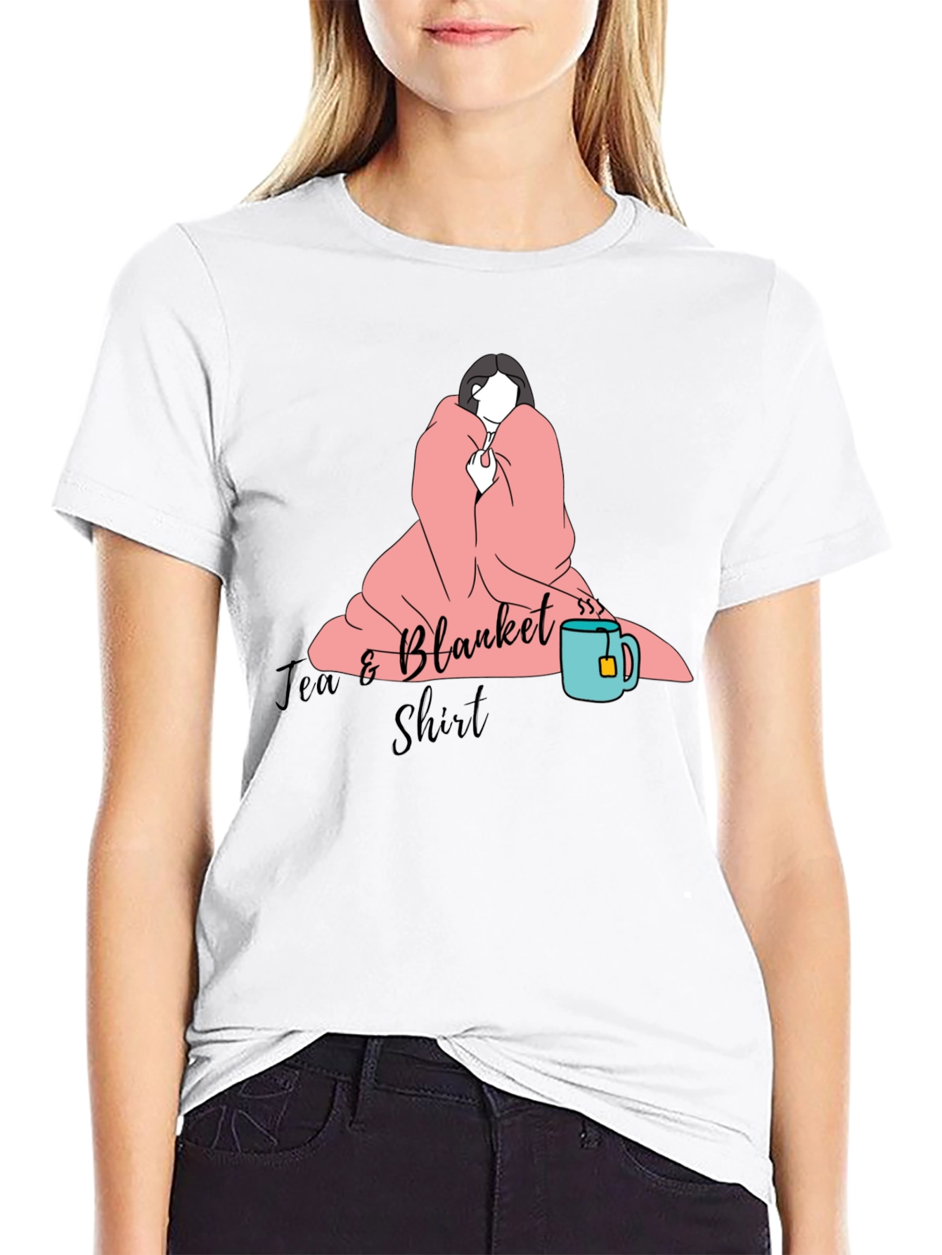 Tea & Blanket Shirt - Cozy Comfort Tee