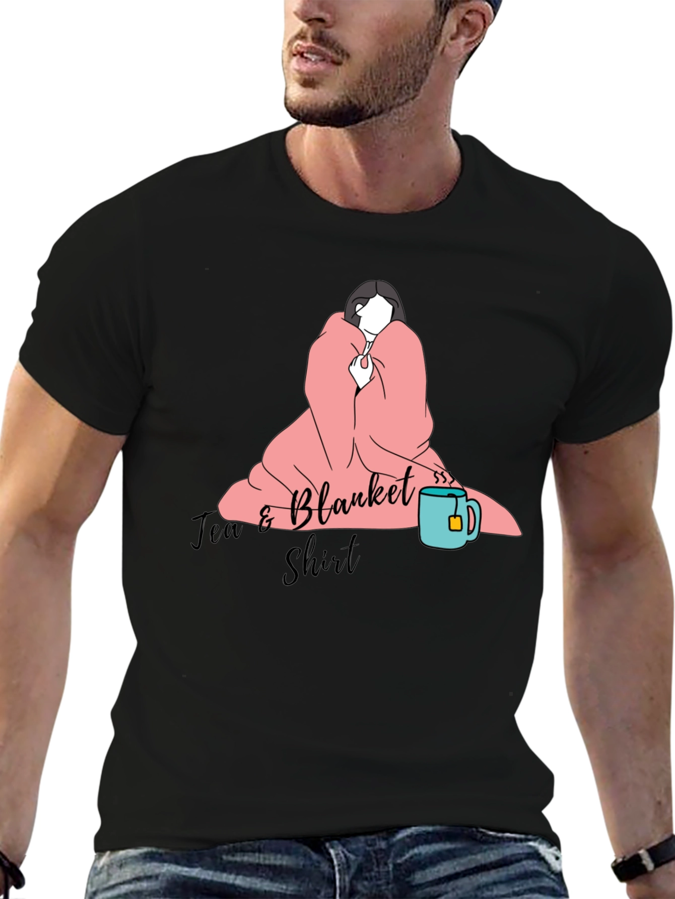 Tea & Blanket Shirt - Cozy Comfort Tee