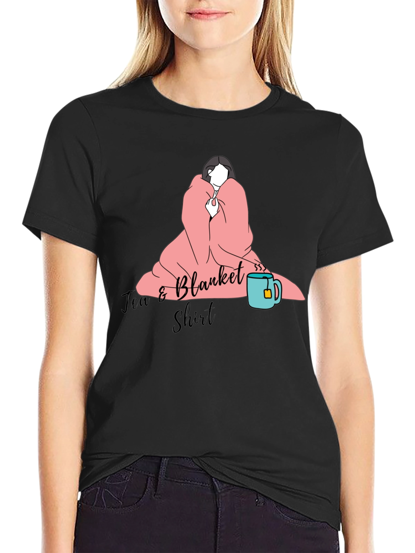 Tea & Blanket Shirt - Cozy Comfort Tee